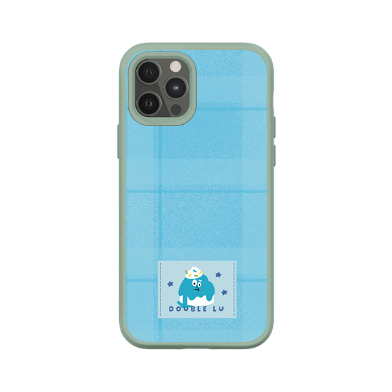 little blue monster dessert fabric labels