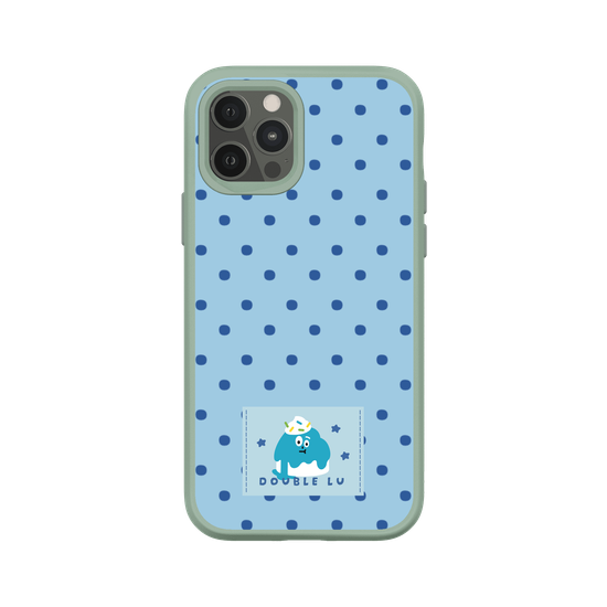 little blue monster dessert fabric labels