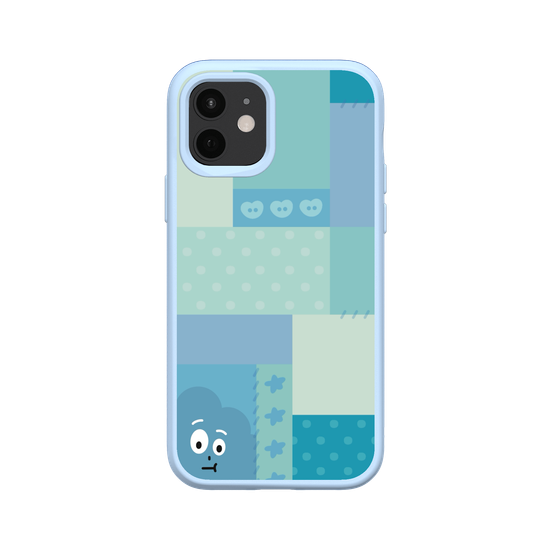 patchwork of little blue monster