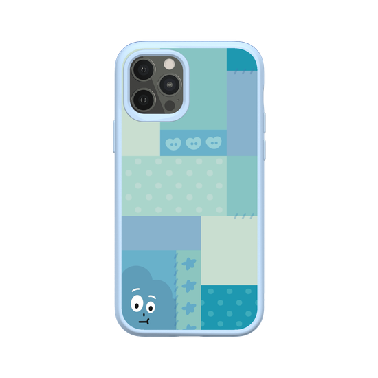 patchwork of little blue monster