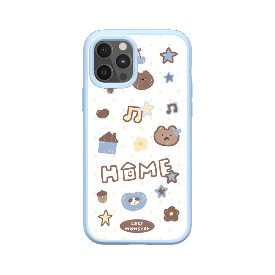 Lazy Monster Dot Sticker Phone Case 03.