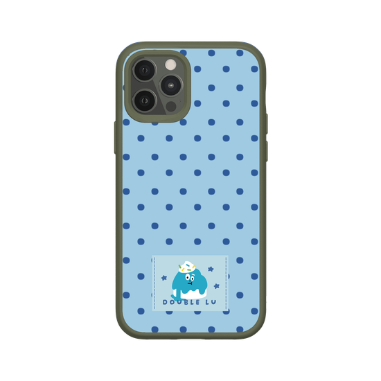 little blue monster dessert fabric labels