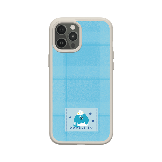 little blue monster dessert fabric labels