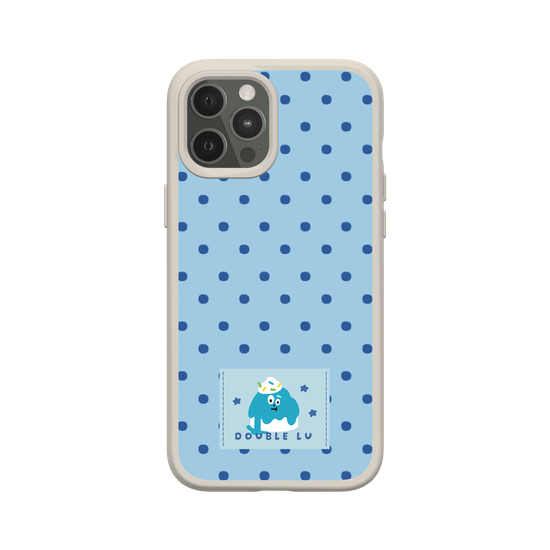 little blue monster dessert fabric labels