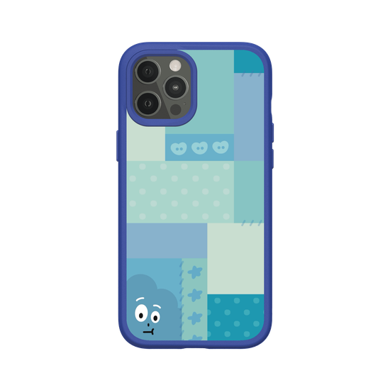 patchwork of little blue monster