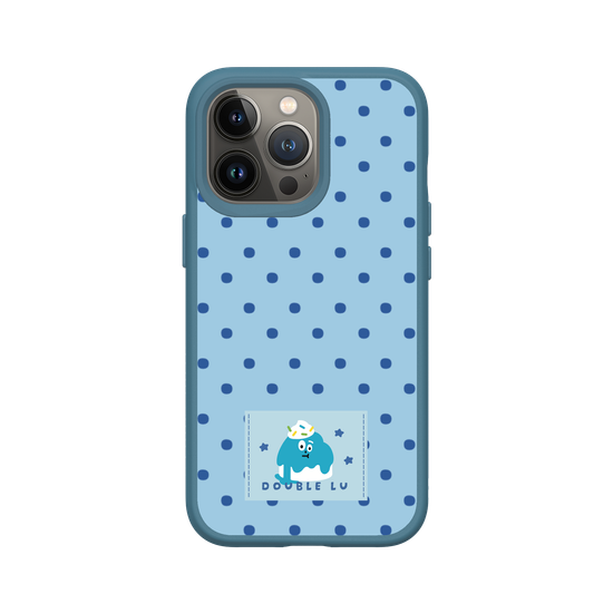 little blue monster dessert fabric labels