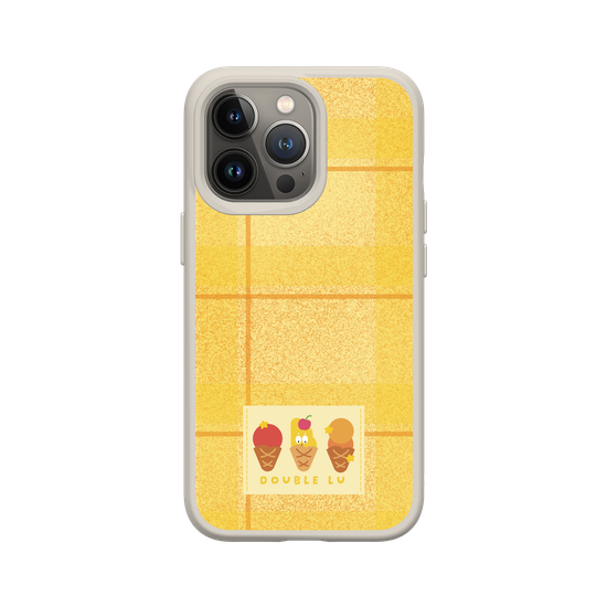 little yellow monster dessert fabric labels