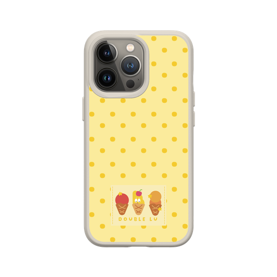little yellow monster dessert fabric labels