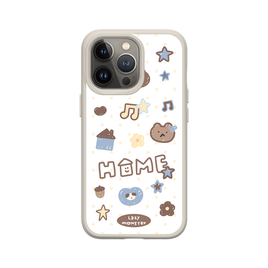 Lazy Monster Dot Sticker Phone Case 03.