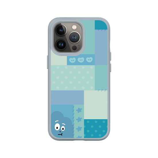 patchwork of little blue monster
