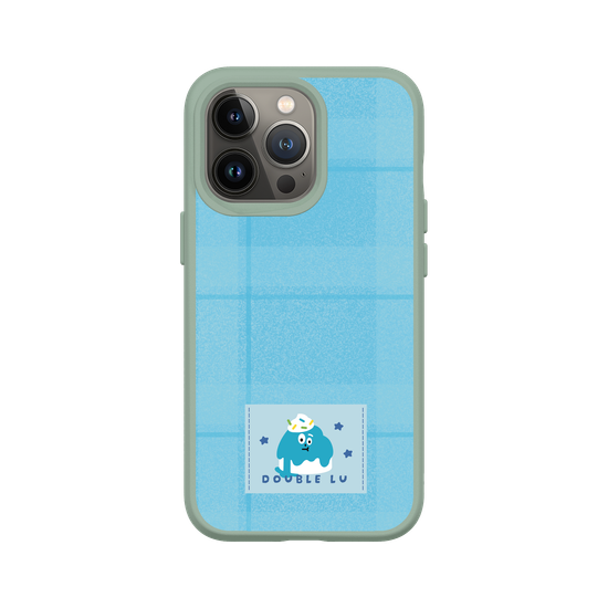 little blue monster dessert fabric labels
