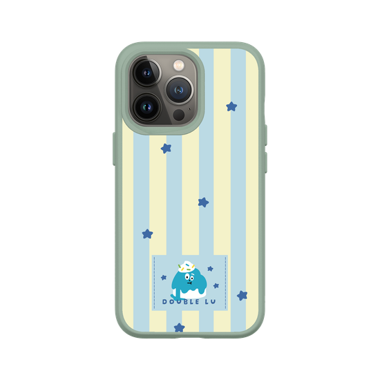 little blue monster dessert fabric labels