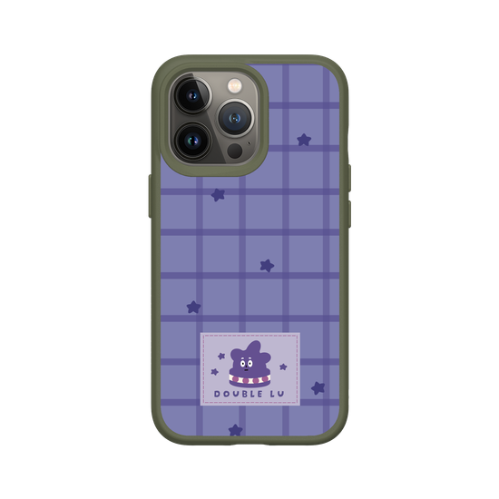little purple monster dessert fabric labels