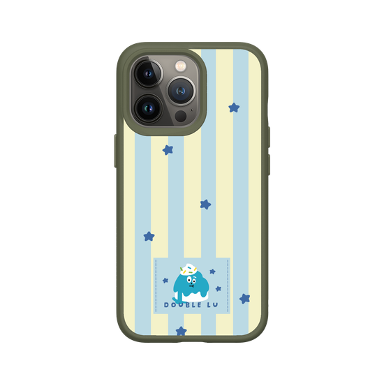 little blue monster dessert fabric labels