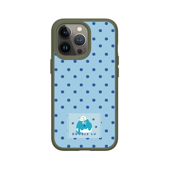 little blue monster dessert fabric labels
