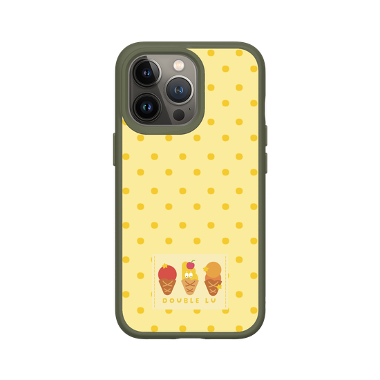 little yellow monster dessert fabric labels