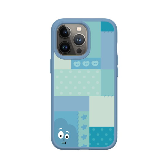 patchwork of little blue monster