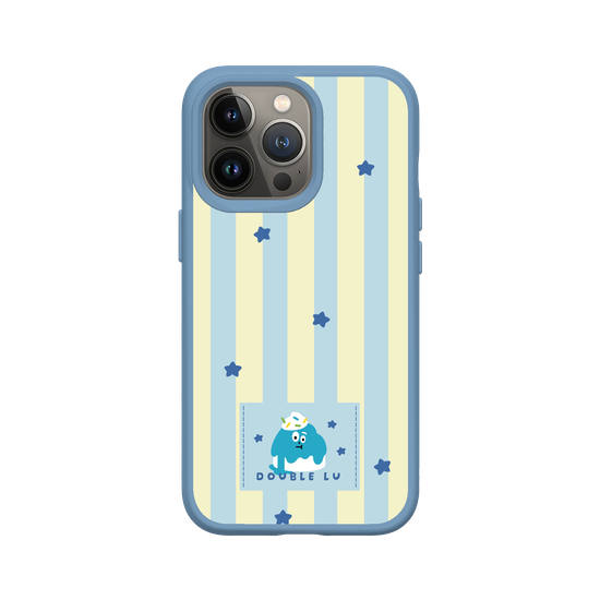 little blue monster dessert fabric labels