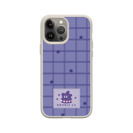 little purple monster dessert fabric labels