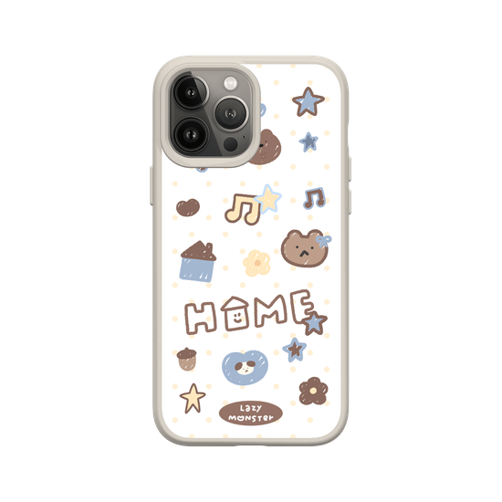 Lazy Monster Dot Sticker Phone Case 03.