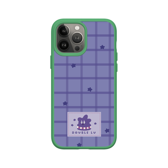 little purple monster dessert fabric labels