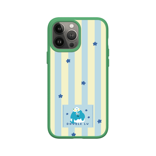 little blue monster dessert fabric labels