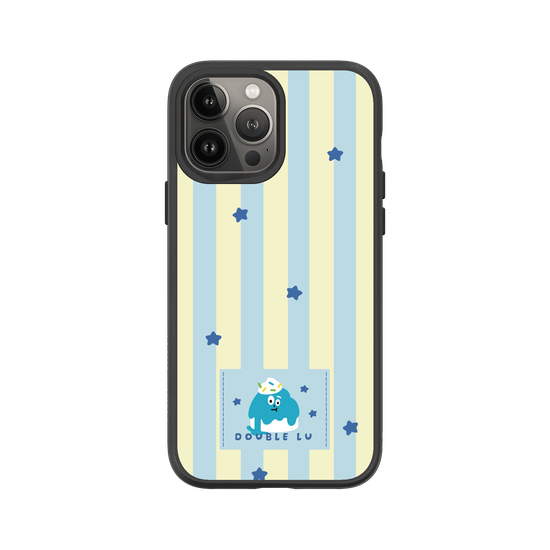 little blue monster dessert fabric labels