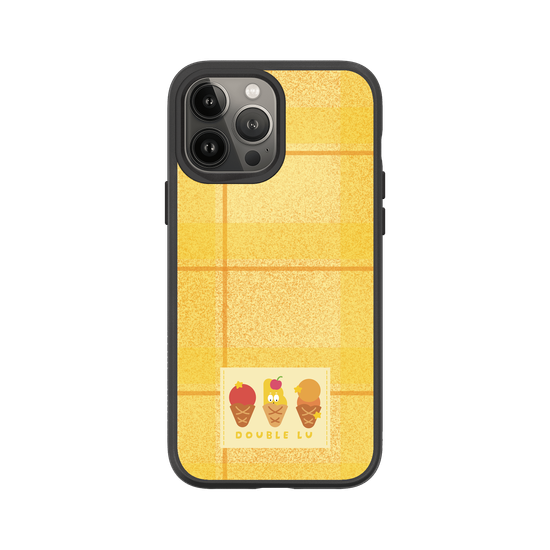 little yellow monster dessert fabric labels
