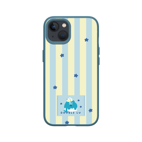 little blue monster dessert fabric labels