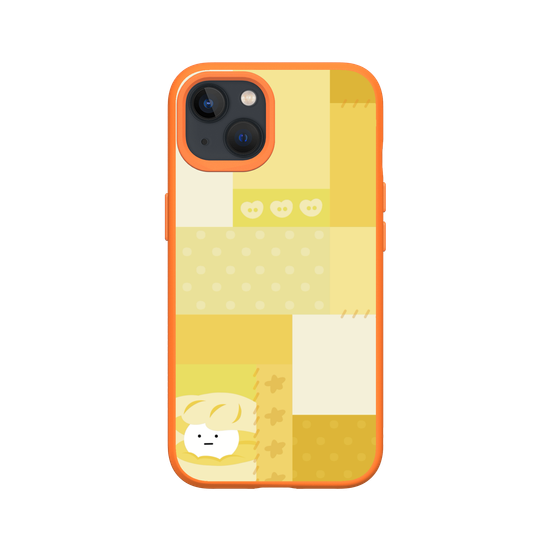 patchwork of yellow shell