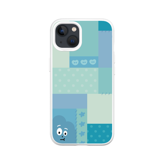 patchwork of little blue monster