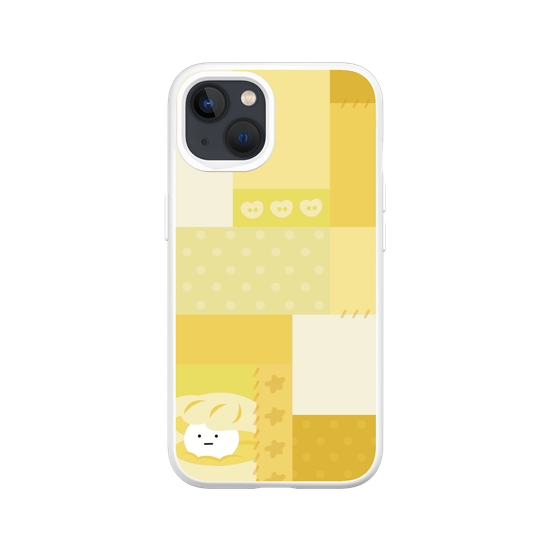 patchwork of yellow shell