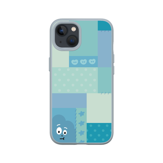 patchwork of little blue monster