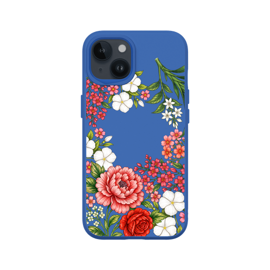 Tissu floral taïwanais · Floraison rose