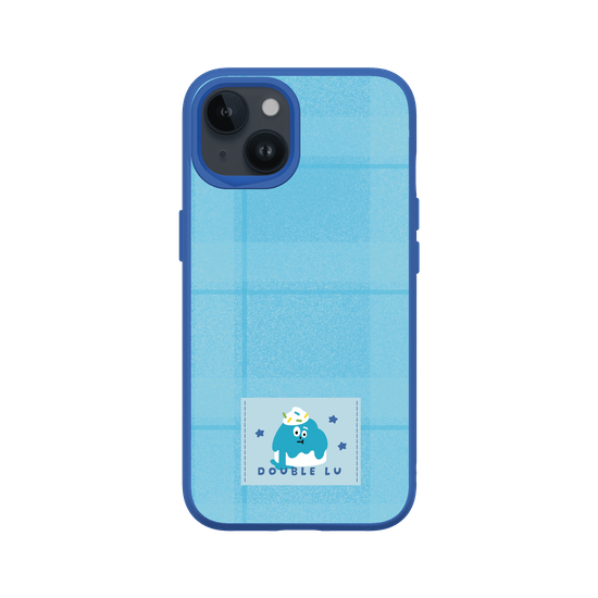 little blue monster dessert fabric labels
