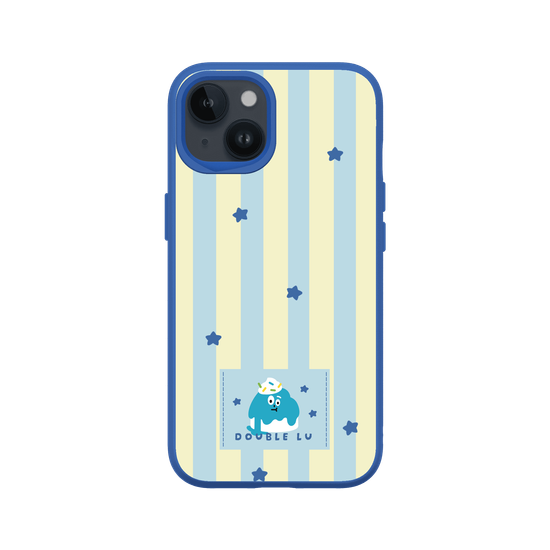 little blue monster dessert fabric labels