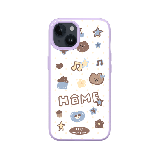 Lazy Monster Dot Sticker Phone Case 03.