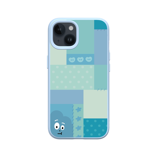 patchwork of little blue monster