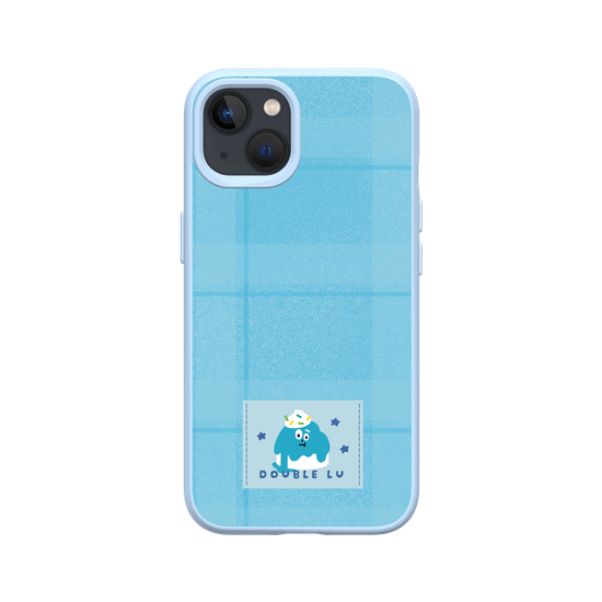 little blue monster dessert fabric labels