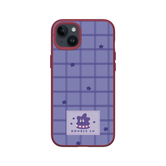 little purple monster dessert fabric labels