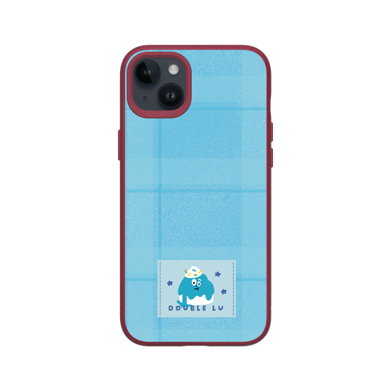 little blue monster dessert fabric labels