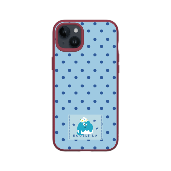 little blue monster dessert fabric labels