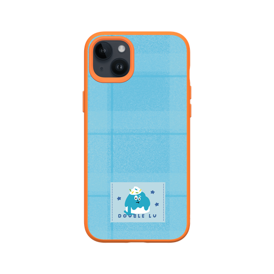little blue monster dessert fabric labels