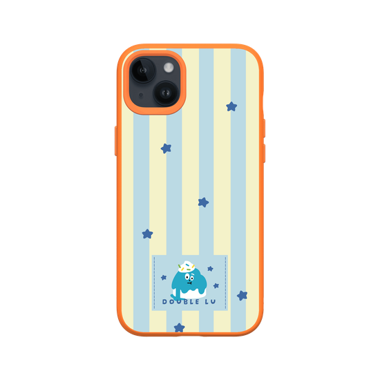 little blue monster dessert fabric labels