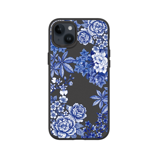 Taiwanese Floral Fabric · Blue & White
