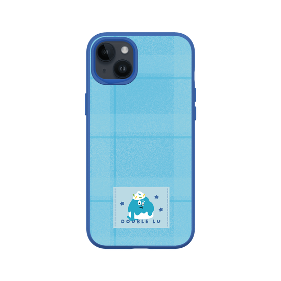little blue monster dessert fabric labels