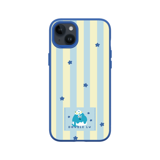 little blue monster dessert fabric labels