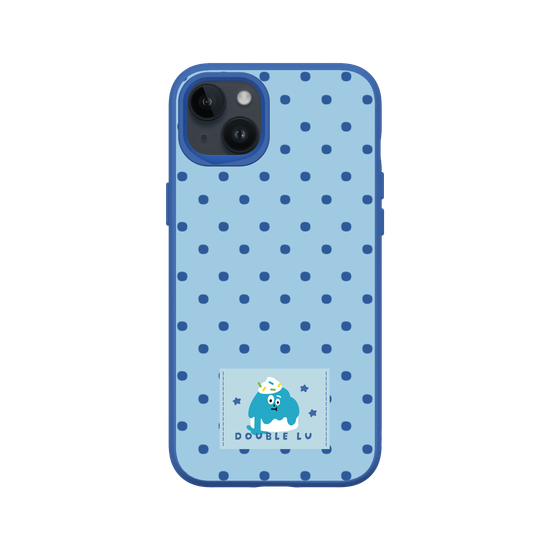 little blue monster dessert fabric labels