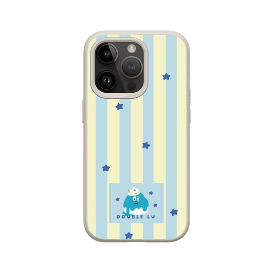little blue monster dessert fabric labels