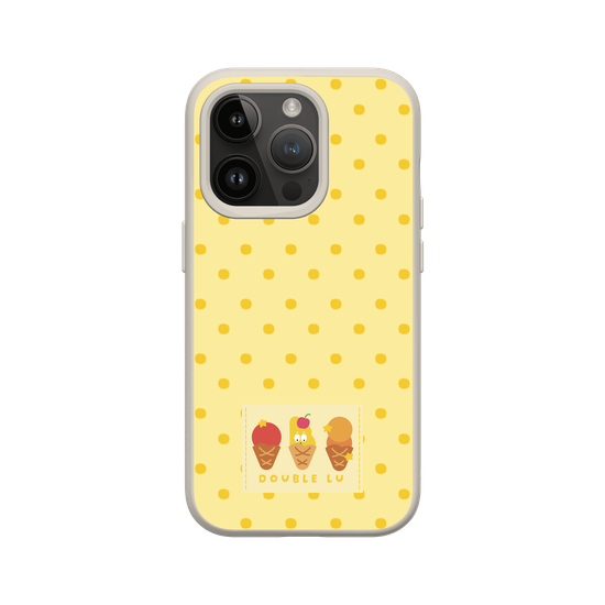 little yellow monster dessert fabric labels